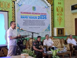 Susun Rencana Pembangunan 2026, Camat Sintang gelar Musrenbang