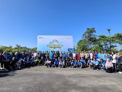 PLN UBP Sintang Gelar Aksi Bersih-Bersih Sampah di Eks Lapter Soesilo