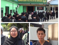 Puluhan Sukwan  RS Tingkat IV Sintang Gelar Aksi Tuntut Pembayaran Jasa BPJS