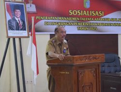 BKPSDM Sintang Gelar Sosialisasi Penerapan Manajemen Talenta ASN, Sekda Sintang Sampaikan Paparan Langsung