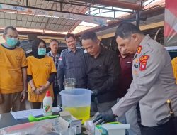 Polres Sintang Musnahkan Ratusan Gram Narkotika Hasil Ungkap Kasus Tiga Bulan Terakhir