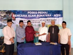 PCNU Sintang Salurkan Donasi Rp17 Juta untuk Korban Banjir di Aceh dan Sumatra