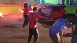 Mobil Terbakar di Jalan Adi Sucipto Sintang, Damkar Tiba dalam 4 Menit