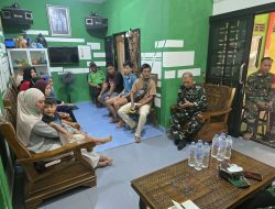TNI Sambangi Warga Desa Mertaguna Sintang, Ajak Ubah Mindset Cegah Karhutla