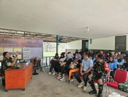 Tim Mabes TNI Sosialisasikan Pencegahan Karhutla kepada Warga Kelurahan Alay Sintang