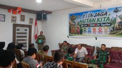 Tim Mabes TNI dan Pemdes Balai Agung Perkuat Pencegahan Karhutla