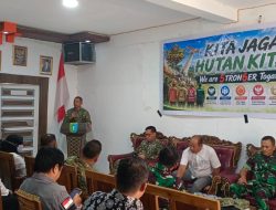 Tim Mabes TNI dan Pemdes Balai Agung Perkuat Pencegahan Karhutla