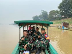 Bukan Sekadar Sosialisasi, Jenderal Bintang Satu Susuri Sungai Hadang Karhutla