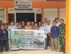 Tim Mabes TNI terus bergerak  mengajak masyarakat mencegah Karhutla