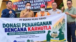 PT BHA Salurkan Bantuan Logistik untuk Satgas Karhutla Sintang