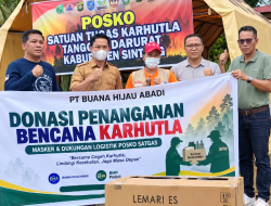 PT BHA Salurkan Bantuan Logistik untuk Satgas Karhutla Sintang