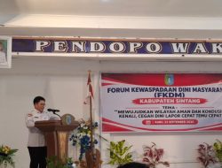 RT dan Tokoh Masyarakat Diminta Aktif Deteksi Dini Potensi Konflik di Sintang